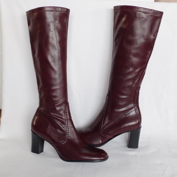 Franco Sarto Oxblood Zippered Dress boot- Sz. 6